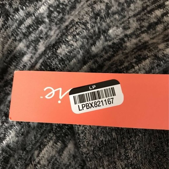 Colsie Cropped Sweater Gray Marled Crew Neck Sz M - Picture 8 of 8